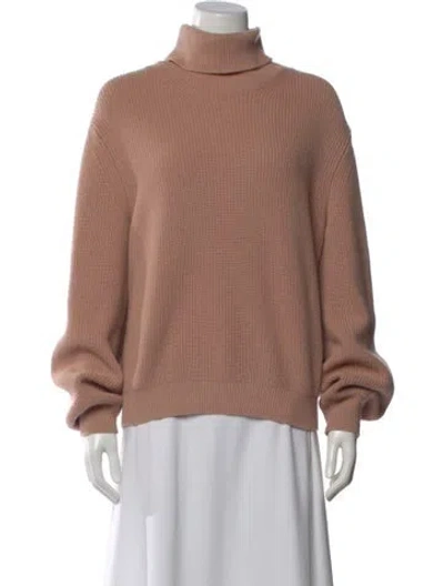 Pre-owned Tom Ford Cashmere Turtleneck Sweater In Neutral