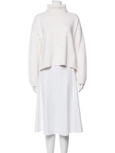 Pre-owned Tom Ford Cashmere Turtleneck Sweater In Neutrals