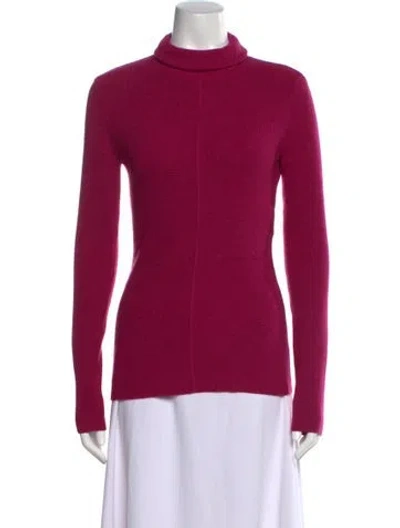Pre-owned Tom Ford Cashmere Turtleneck Sweater In Pink