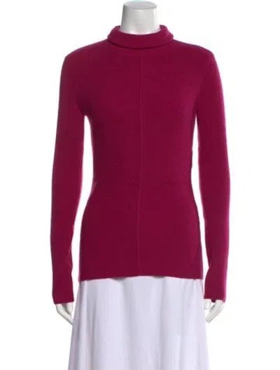 Pre-owned Tom Ford Cashmere Turtleneck Sweater In Pink
