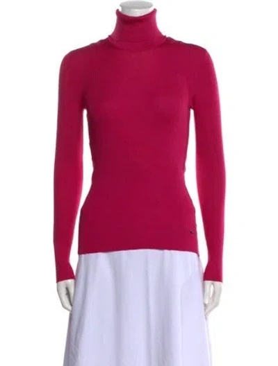 Pre-owned Tom Ford Cashmere Turtleneck Sweater In Pink