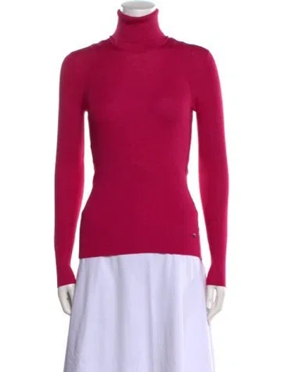 Pre-owned Tom Ford Cashmere Turtleneck Sweater In Pink