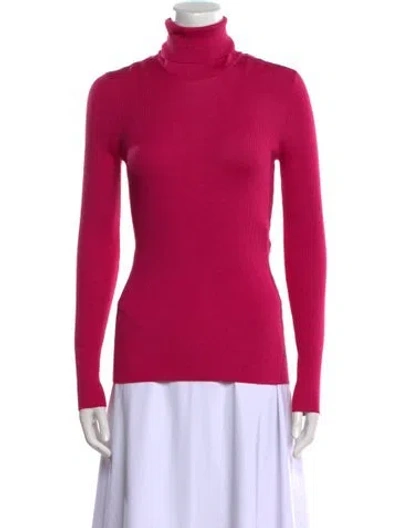 Pre-owned Tom Ford Cashmere Turtleneck Sweater In Pink