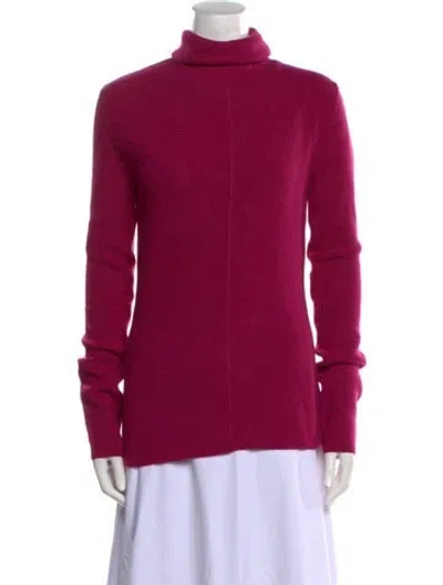 Pre-owned Tom Ford Cashmere Turtleneck Sweater In Pink