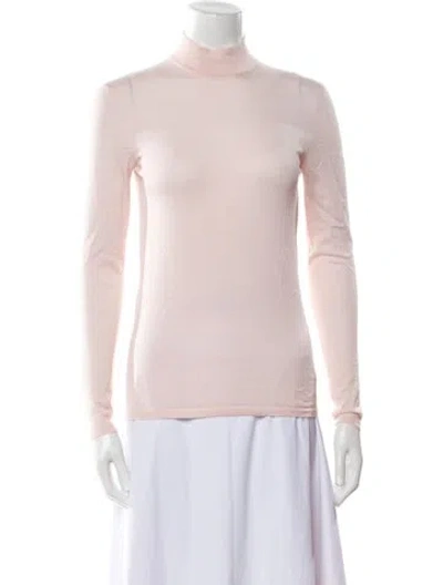 Pre-owned Tom Ford Cashmere Turtleneck Sweater In Pink