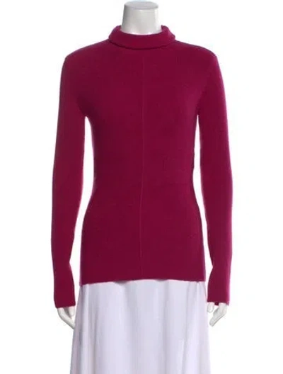 Pre-owned Tom Ford Cashmere Turtleneck Sweater In Pink