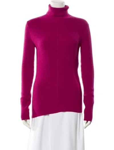 Pre-owned Tom Ford Cashmere Turtleneck Sweater In Purple
