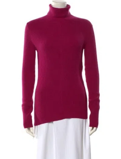Pre-owned Tom Ford Cashmere Turtleneck Sweater In Purple