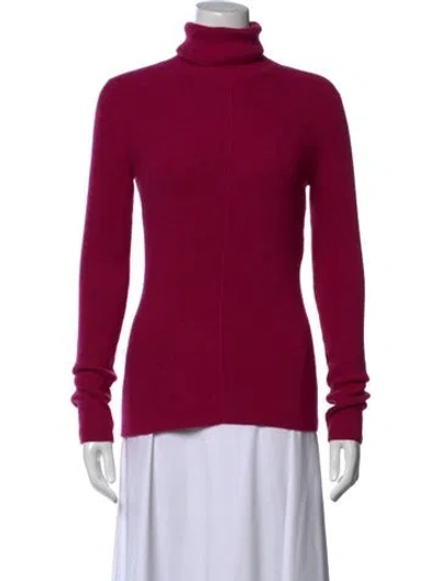 Pre-owned Tom Ford Cashmere Turtleneck Sweater In Purple