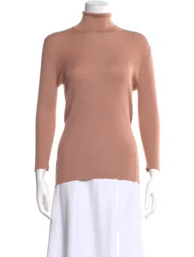 Pre-owned Tom Ford Cashmere Turtleneck Sweater W/ Tags In Neutral