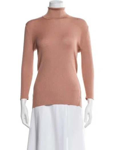 Pre-owned Tom Ford Cashmere Turtleneck Sweater W/ Tags In Neutral