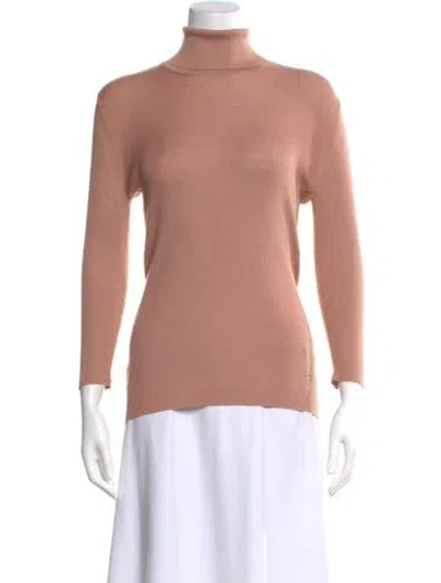 Pre-owned Tom Ford Cashmere Turtleneck Sweater W/ Tags In Neutral