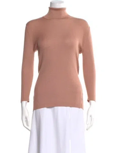 Pre-owned Tom Ford Cashmere Turtleneck Sweater W/ Tags In Neutral