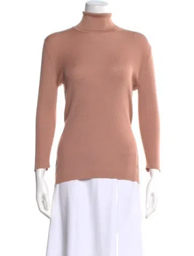 Pre-owned Tom Ford Cashmere Turtleneck Sweater W/ Tags In Neutral