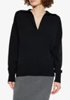 Tom Ford Cashmere V-neck Sweater In Black
