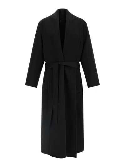 Tom Ford Cashmere Wool Coat In Black