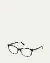 Tom Ford Cat-eye Acetate Optical Frames In Black