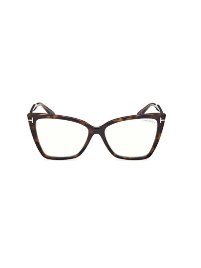 Tom Ford Cat-eye Frame Glasses In 052