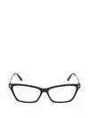 Tom Ford Ft6135-b Rectangular Acetate Eyeglasses In Black