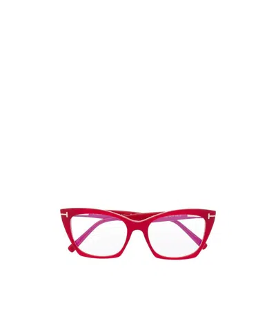 Tom Ford Cat-eye Frame Glasses In White