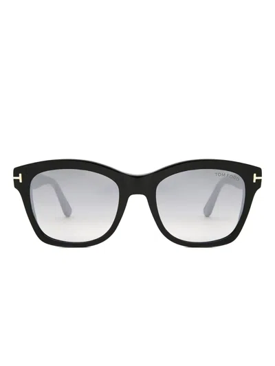 Tom Ford Cat-eye Frame Sunglasses In Black
