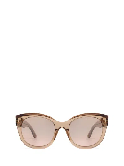 Tom Ford Cat-eye Frame Sunglasses In 45g