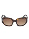 Tom Ford Eyewear Rectangular Frame Sunglasses In Brown