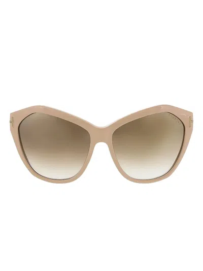 Tom Ford Cat-eye Full-rim Sunglasses In Neutral