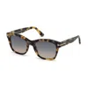 Tom Ford Cat Eye Full Rim, With A Coloured Havana Frame And Smoke Gradient Lens. In Brown
