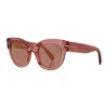Tom Ford Womens Pink Tr001699 Lucilla Cat-eye Acetate Sunglasses In Pink