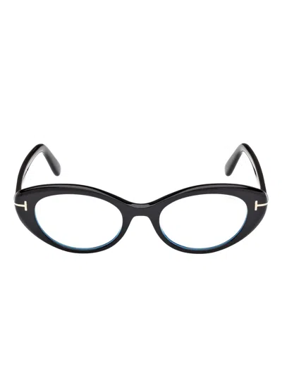 Tom Ford Cat-eye Glasses In Black