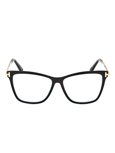 Tom Ford Cat-eye Glasses In Gold
