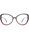 Tom Ford Cat-eye Glasses In Black