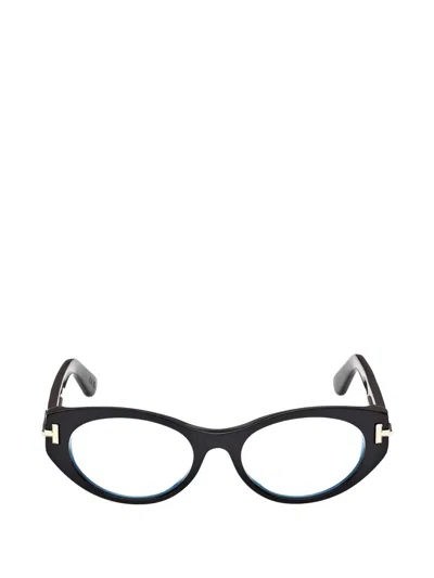 Tom Ford Cat-eye Glasses In Black