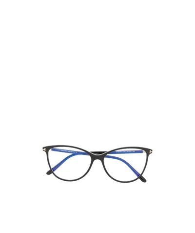 Tom Ford Cat Eye Glasses In Black