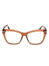 Tom Ford Cat-eye Glasses In Brown