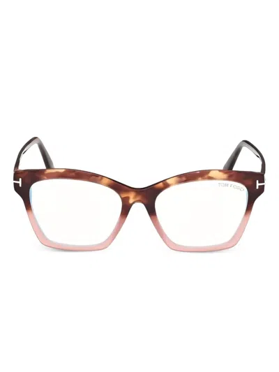 Tom Ford Cat-eye Glasses In Brown