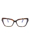 Tom Ford Cat-eye Glasses In Brown