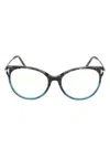 Tom Ford Cat-eye Glasses In Grey