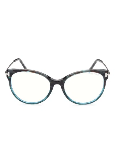 Tom Ford Cat-eye Glasses In Grey