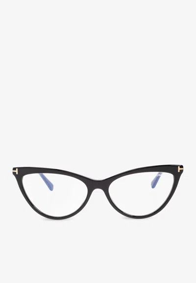 Tom Ford Cat-eye Optical Eyeglasses In Transparent