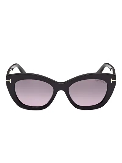 Tom Ford Cat-eye Sunglasses In Black