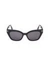 Tom Ford Juliette Acetate Cat-eye Sunglasses In Black