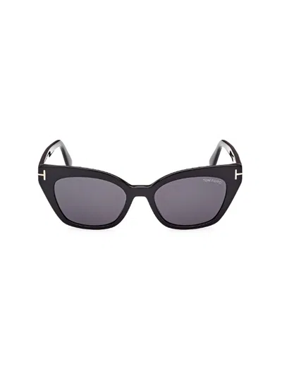 Tom Ford Juliette Acetate Cat-eye Sunglasses In Black