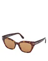 Tom Ford Eyewear Cat In Havana/brown