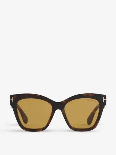 Tom Ford Full Frame Sunglasses In Dark Havana