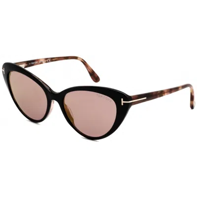 Tom Ford Cat Eye Sunglasses For Women - 56mm In Black
