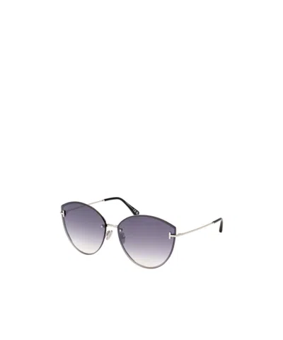Tom Ford Cat's Eye Sunglasses In Gray
