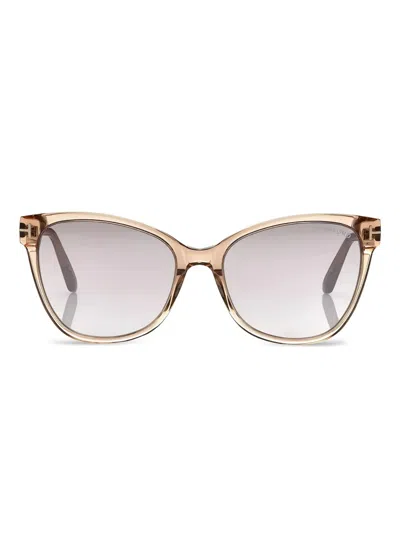 Tom Ford Cat-eye Sunglasses In Neutral