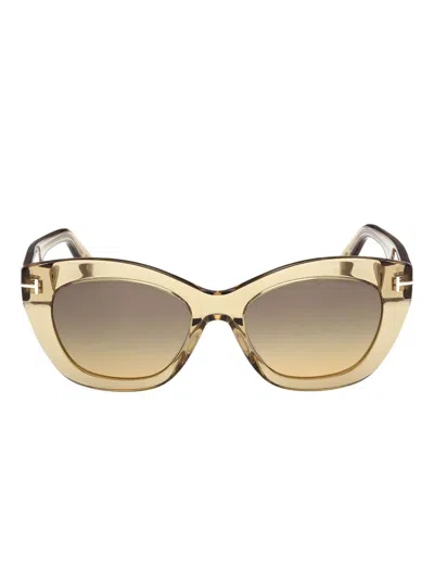 Tom Ford Cat-eye Sunglasses In Neutral